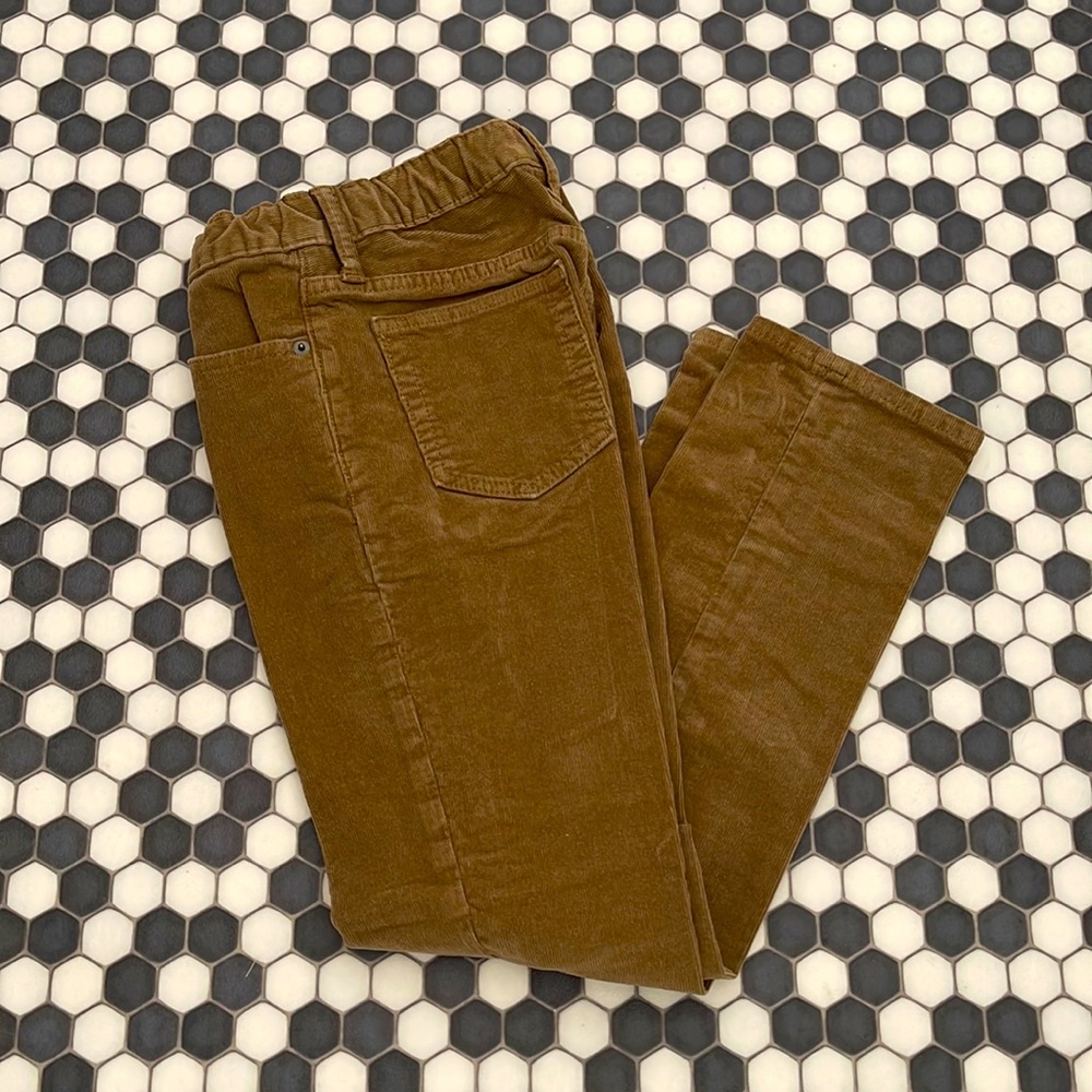 GAP Kids Caramel/Tan Corduroy Stretch Slim Pants 10 Reg